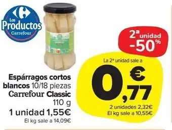 Carrefour Market Espárragos cortos blancos carrefour classic oferta