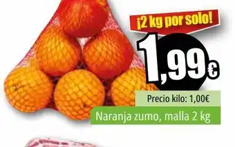 Unide Supermercados Naranja zumo, malla 2 kg oferta
