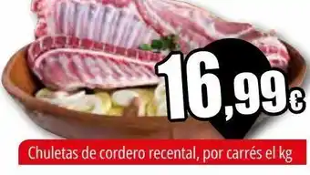 Unide Supermercados Chuletas de cordero recental, por carrés oferta