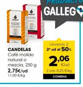 Autoservicios Familia Café molido natural o mezcla candelas oferta