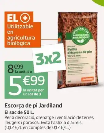 Jardiland Corteza pino oferta