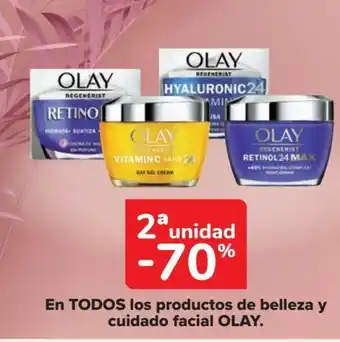 Carrefour En TODOS los productos de belleza y cuidado facial OLAY. oferta