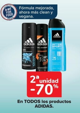 Carrefour En TODOS los productos ADIDAS. oferta