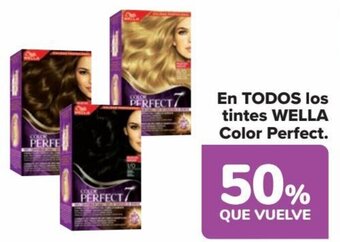 Carrefour En TODOS los tintes WELLA Color Perfect. oferta