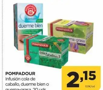 Alimerka Infusiones pompadour oferta