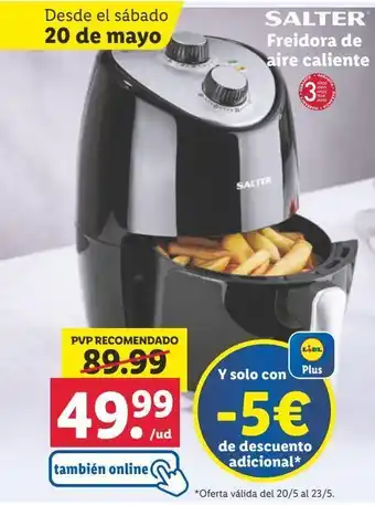 Lidl Freidora de aire salter oferta