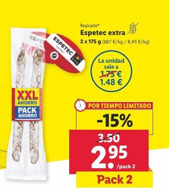 Lidl Espetec realvalle oferta