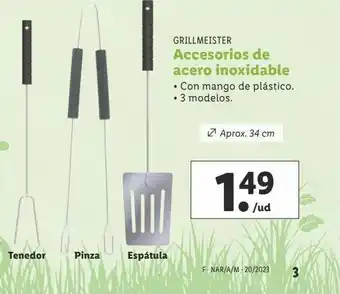Lidl Accesorios para barbacoa oferta