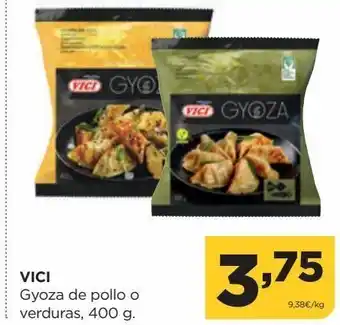 Alimerka Gyoza de pollo o verduras vici oferta