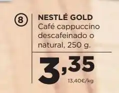 Alimerka Cafe capuccino descafeinado o natural nestlé oferta