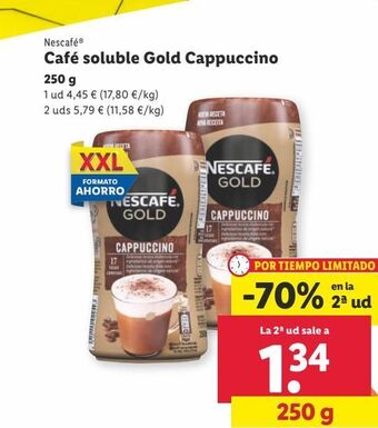 Lidl Café soluble nescafé oferta