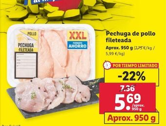 Lidl Pechuga de pollo oferta