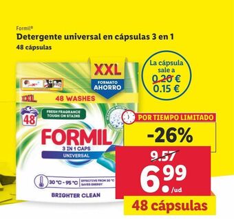 Lidl Detergente formil oferta