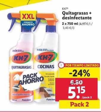 Lidl Quitagrasas kh-7 oferta