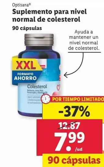 Lidl Suplementos deportivos optisana oferta
