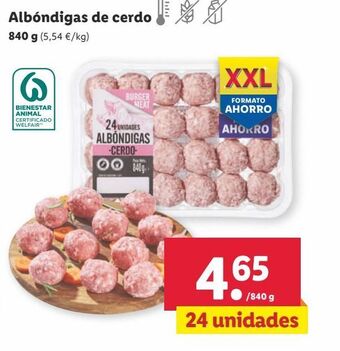 Lidl Albóndigas oferta