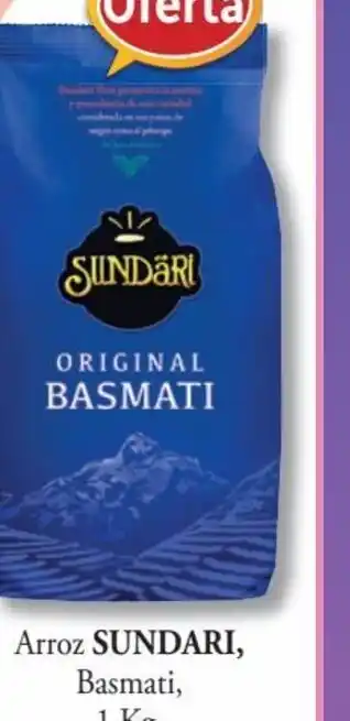 Cash Barea Arroz SUNDARI, Basmati, 1 Kg. oferta