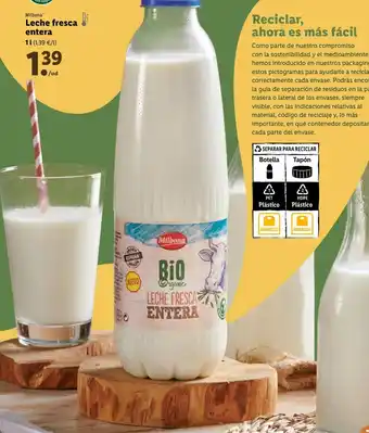 Lidl Leche fresca entera oferta