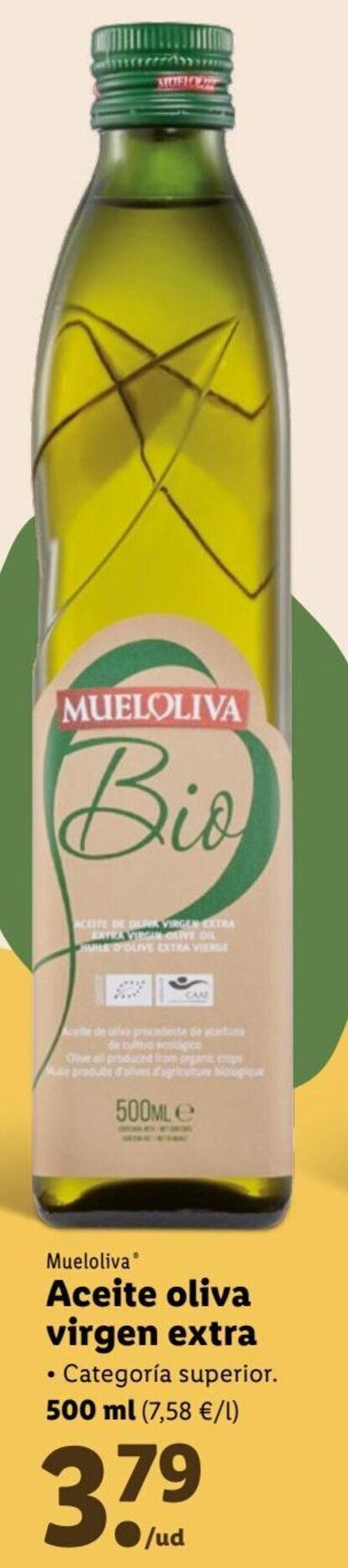 Lidl Aceite oliva virgen extra oferta