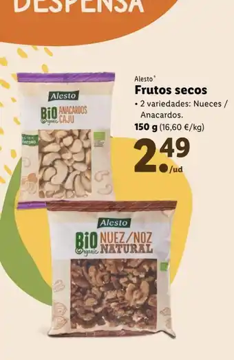 Lidl Alesto Frutos secos oferta