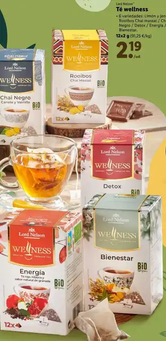 Lidl Té wellness oferta