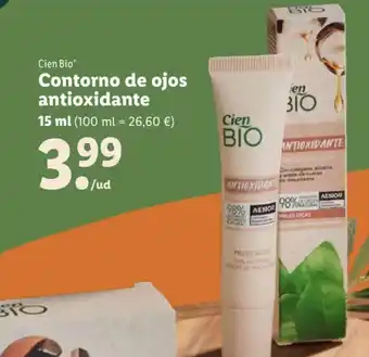 Lidl Cien Bio Contorno de ojos antioxidante oferta