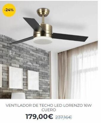 Ventilador de techo lorenzo