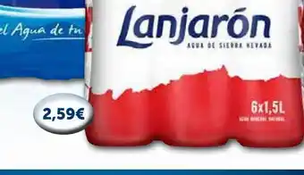 Comerco Cash & Carry Agua lanjarón oferta