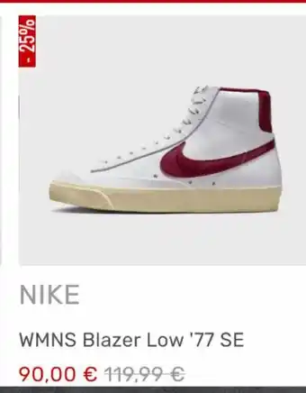 Snipes Zapatillas wmns blazer low '77 oferta