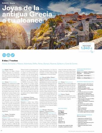 Tui Travel PLC Europa - grecia joyas de la antigua grecia a tu alcance new 121 8 días / 7 noches atenas, termopilas y meteora, kalambak oferta