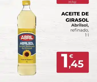 SPAR ACEITE DE GIRASOL Abrilsol, refinado, 11 oferta