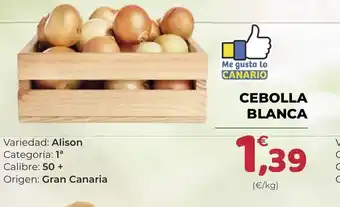 SPAR CEBOLLA BLANCA oferta