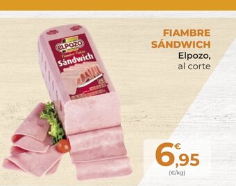 SPAR FIAMBRE SÁNDWICH Elpozo, al corte oferta