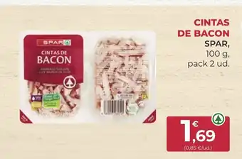 SPAR CINTAS DE BACON SPAR, oferta