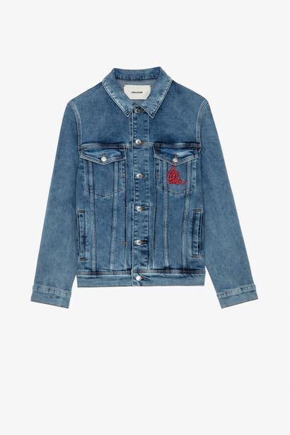 Zadig & Voltaire Chaqueta base denim oferta