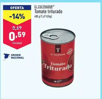 ALDI Tomate frito el cultivador oferta