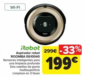 Carrefour Aspirador robot ROOMBA E610040 oferta