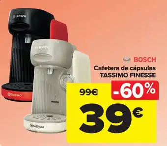 Carrefour Cafetera de cápsulas TASSIMO FINESSE oferta