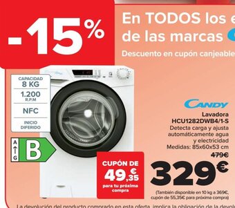 Carrefour Lavadora HCU1282DWB4/1-S oferta
