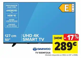 Carrefour TV 50DM72UA oferta