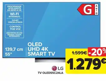 Carrefour TV OLED55C24LA oferta