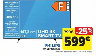 Carrefour TV 58PUS8517 oferta