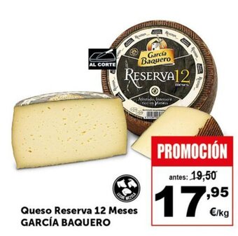 Masymas Queso Reserva 12 Meses GARCÍA BAQUERO oferta
