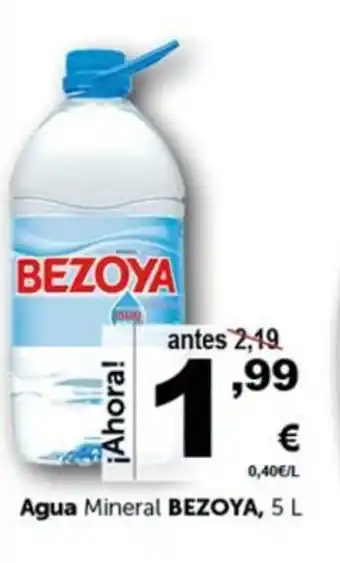 Masymas Agua Mineral BEZOYA, 5 L oferta