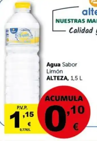 Masymas Agua Sabor Limón oferta