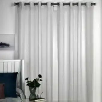 BricoCentro Visillo party rosa 140x265cm oferta