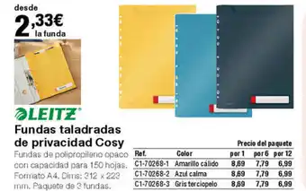 Staples Kalamazoo Fundas taladradas de privacidad Cosy oferta