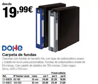 Staples Kalamazoo Carpeta de fundas oferta