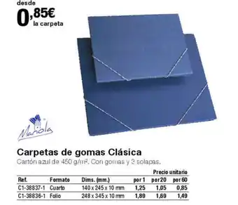 Staples Kalamazoo Carpetas de gomas Clásica oferta