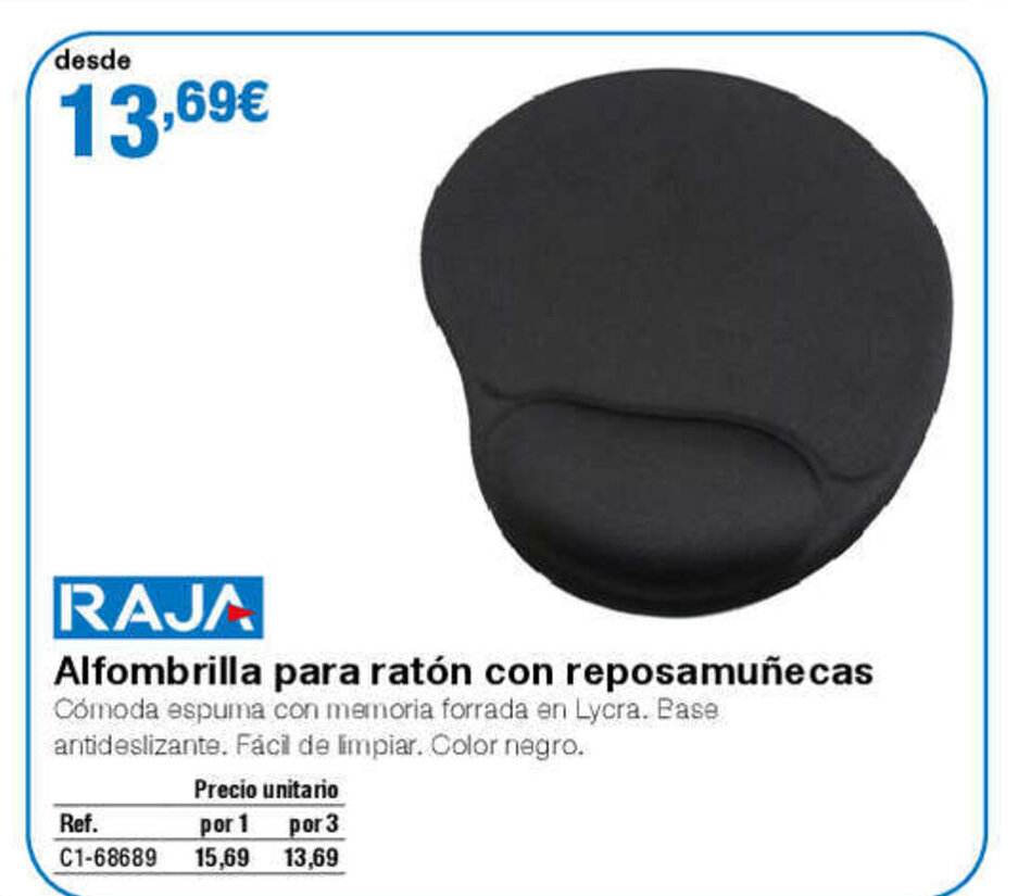 Staples Kalamazoo Alfombrilla para ratón con reposamuñecas oferta